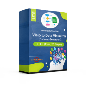 Product box for Visio to Data Visualizer Dataset Generator LITE, free edition limited to 20 process steps.